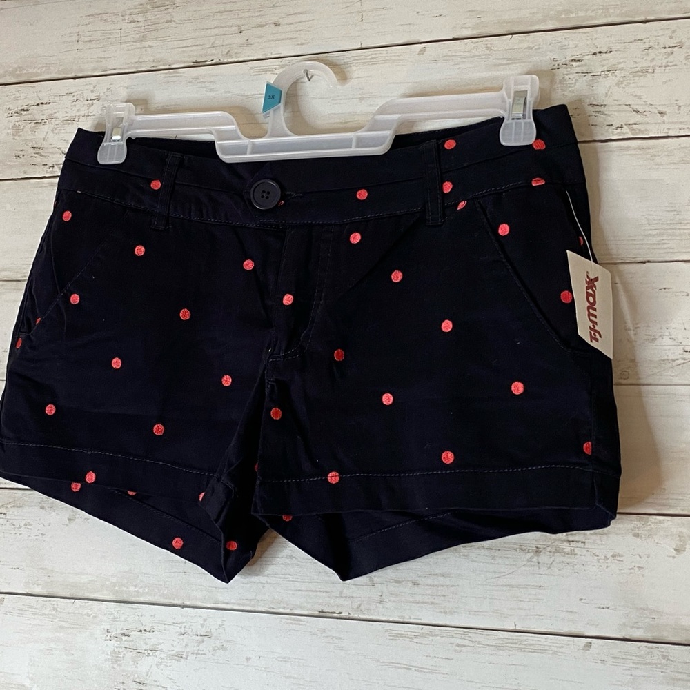 Nwt British khaki navy w/ pink polkadots s…